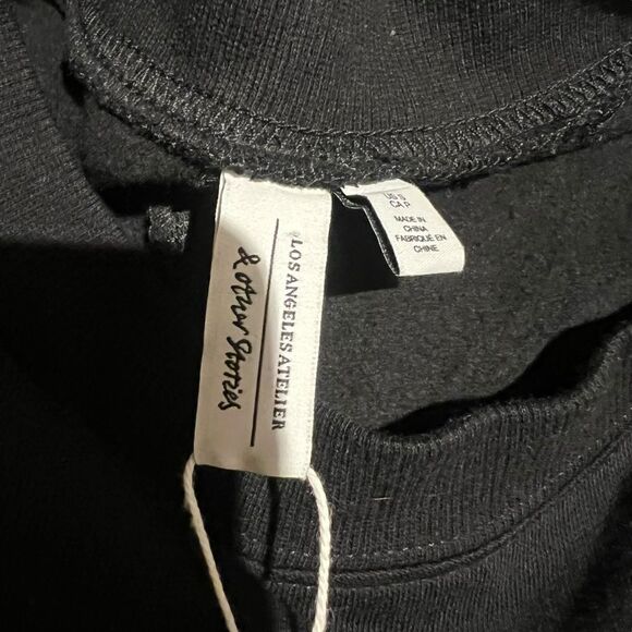 NWT! & other stories black fleece dress - Picture 3 of 10